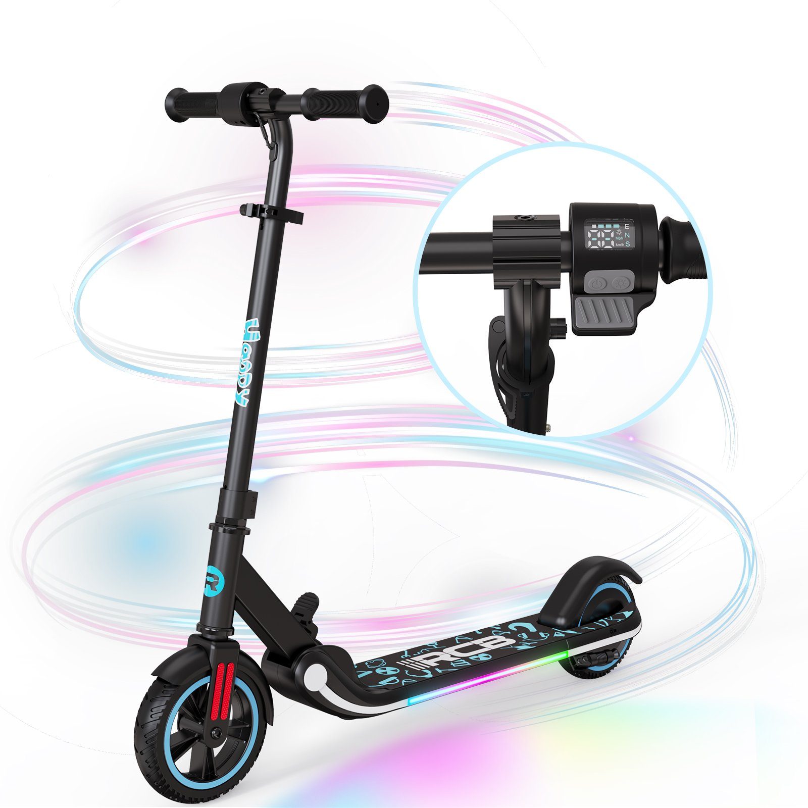 RCB miniscooter, kinderscooter, opvouwbare kinderscooter 150W 16 km/u