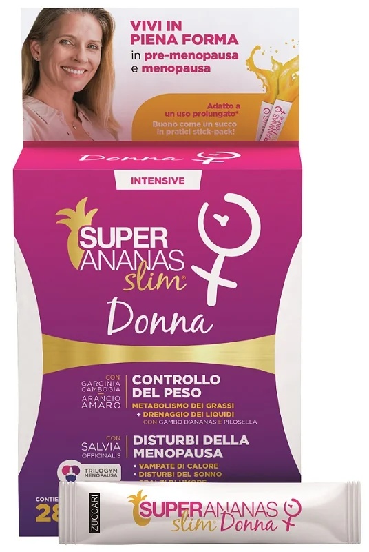ZUCCARI Super Pineapple Slim Donna 28 vrećica od 10 ml za kontrolu tjelesne težine