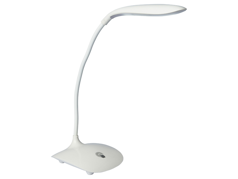 Lampka biurkowa LED z ciepłą barwą światła biała