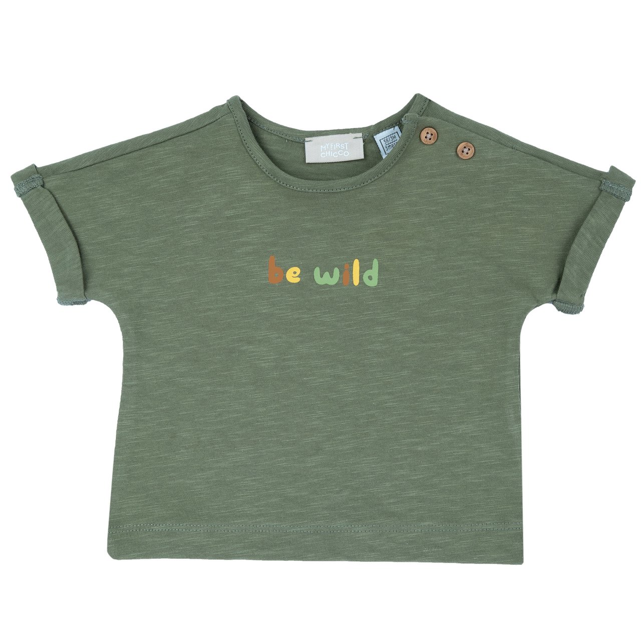T-shirt blanc Be Wild