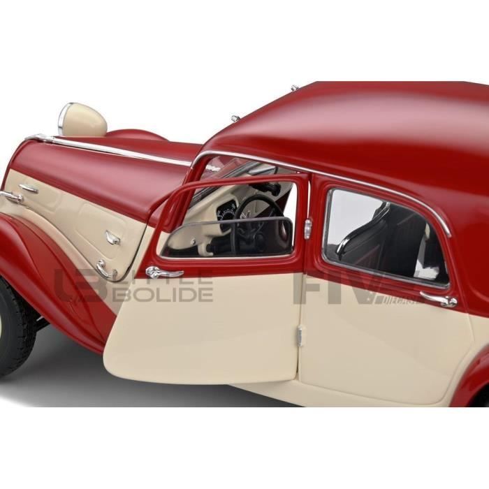 Voiture miniature de collection - CITROEN Traction (1937) - Échelle 1/18 - SOLIDO - Rouge