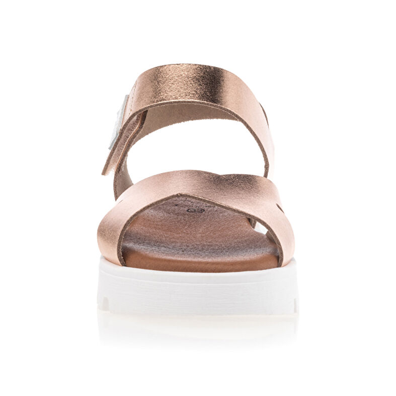 Sandalias amarillas para niña / Zapatos de punta abierta