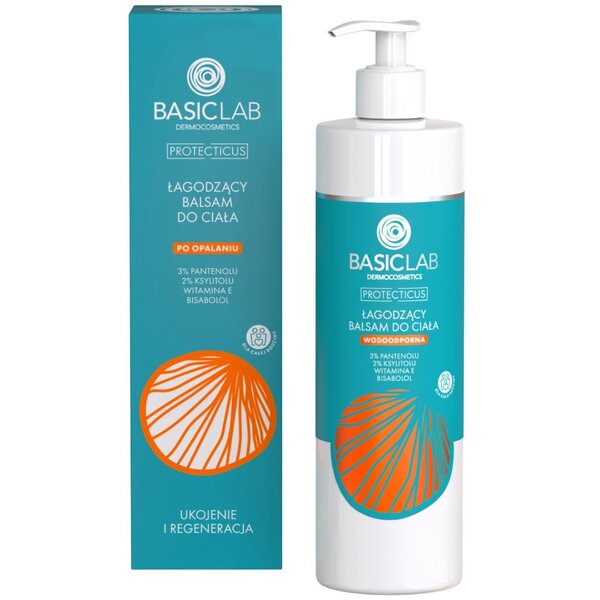 Loção Corporal Calmante Pós-Sol BasicLab 300ml