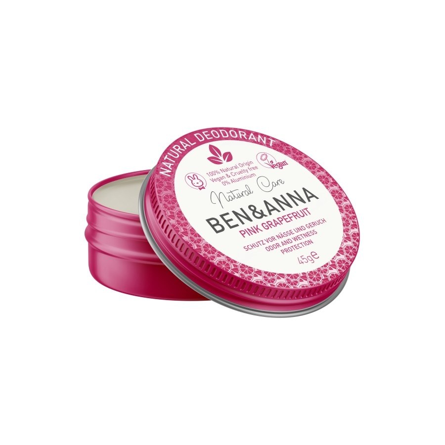 Ben & Anna dezodorant krema z vonjem roza grenivke - 45 g