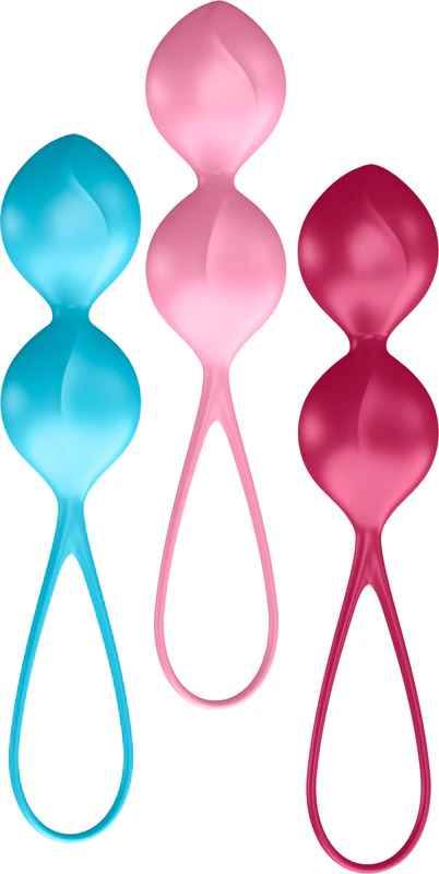 Conjunto duplo de bolas Satisfyer V agora mesmo!
