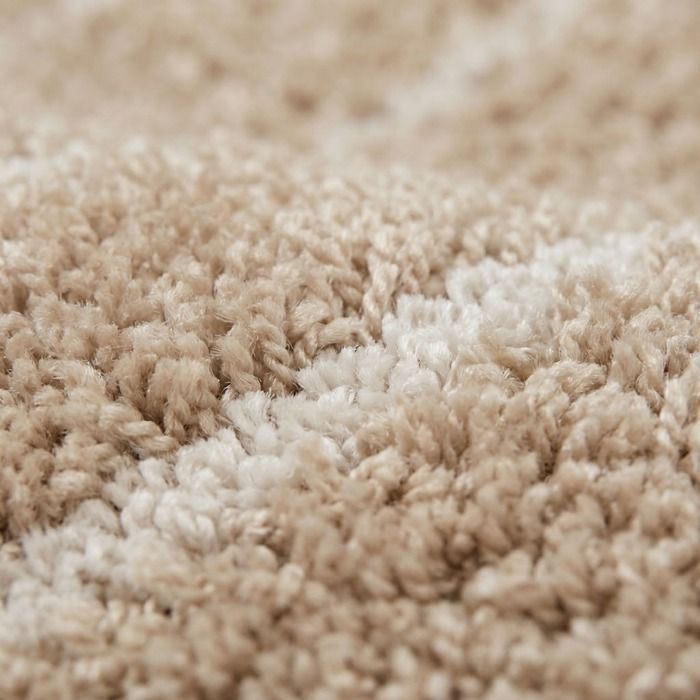 Tappeto ovale con morbido effetto peloso, beige, 120x170