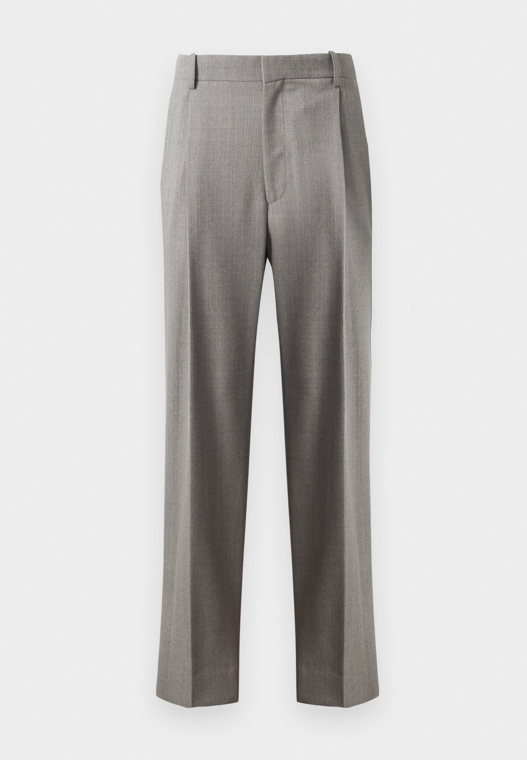 Victoria Beckham broek met verlaagde taille en rechte pijpen - Broek - lichtgrijs
