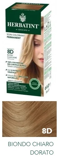 HERBATINT Herbatint Permanente Gel Haarkleur 8D Licht Goudblond 150 ml