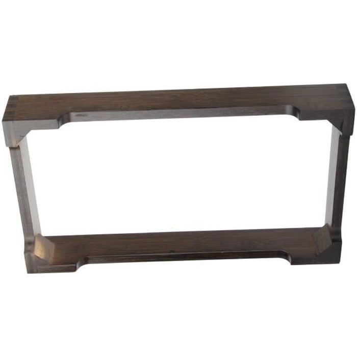 Cadre en bois pour plaque à induction - VVIKIZY - Cuisinière - Vert - Stable et élégant