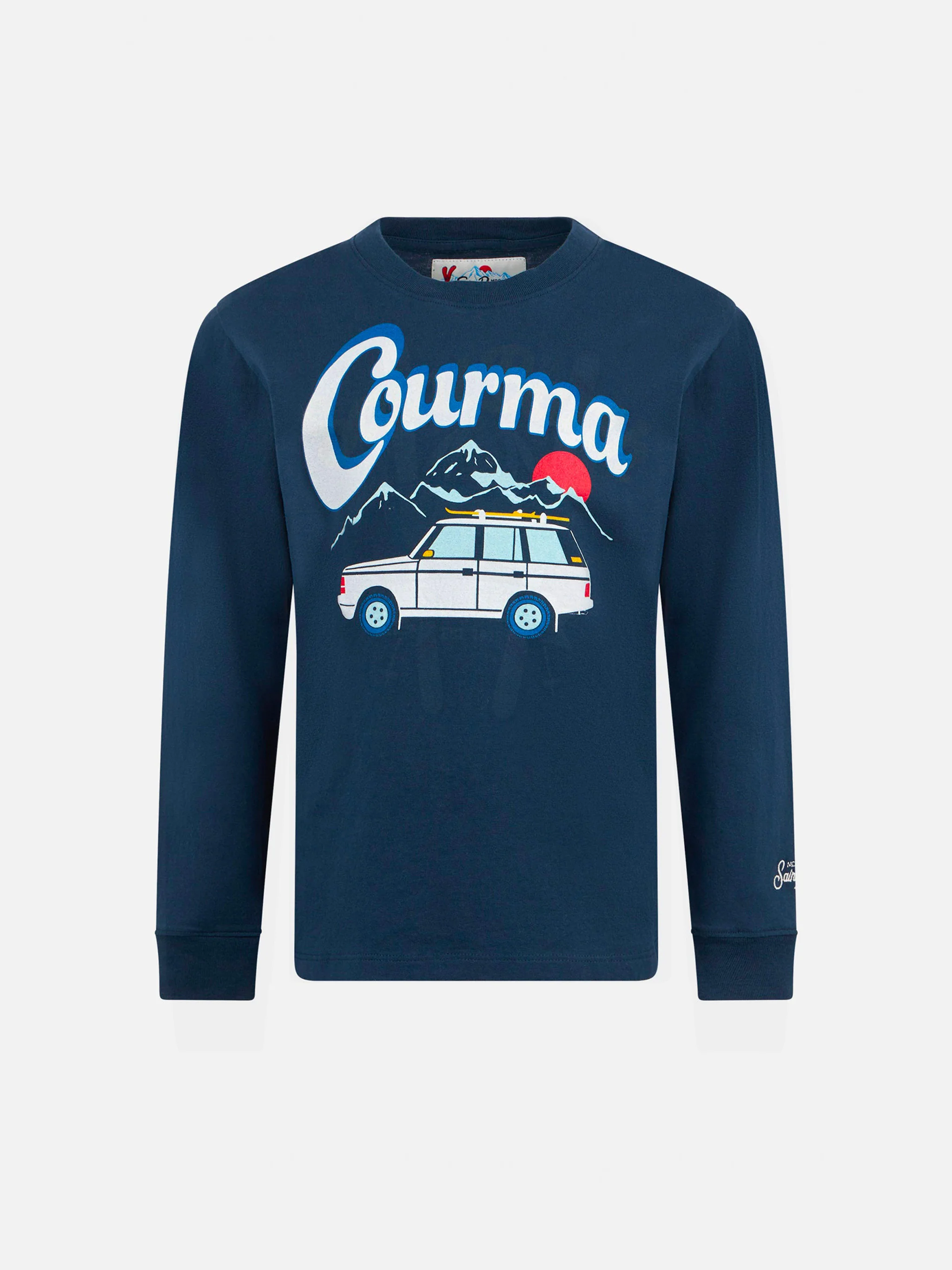 Schweres Kinder-T-Shirt aus Baumwolle mit Courma-Print