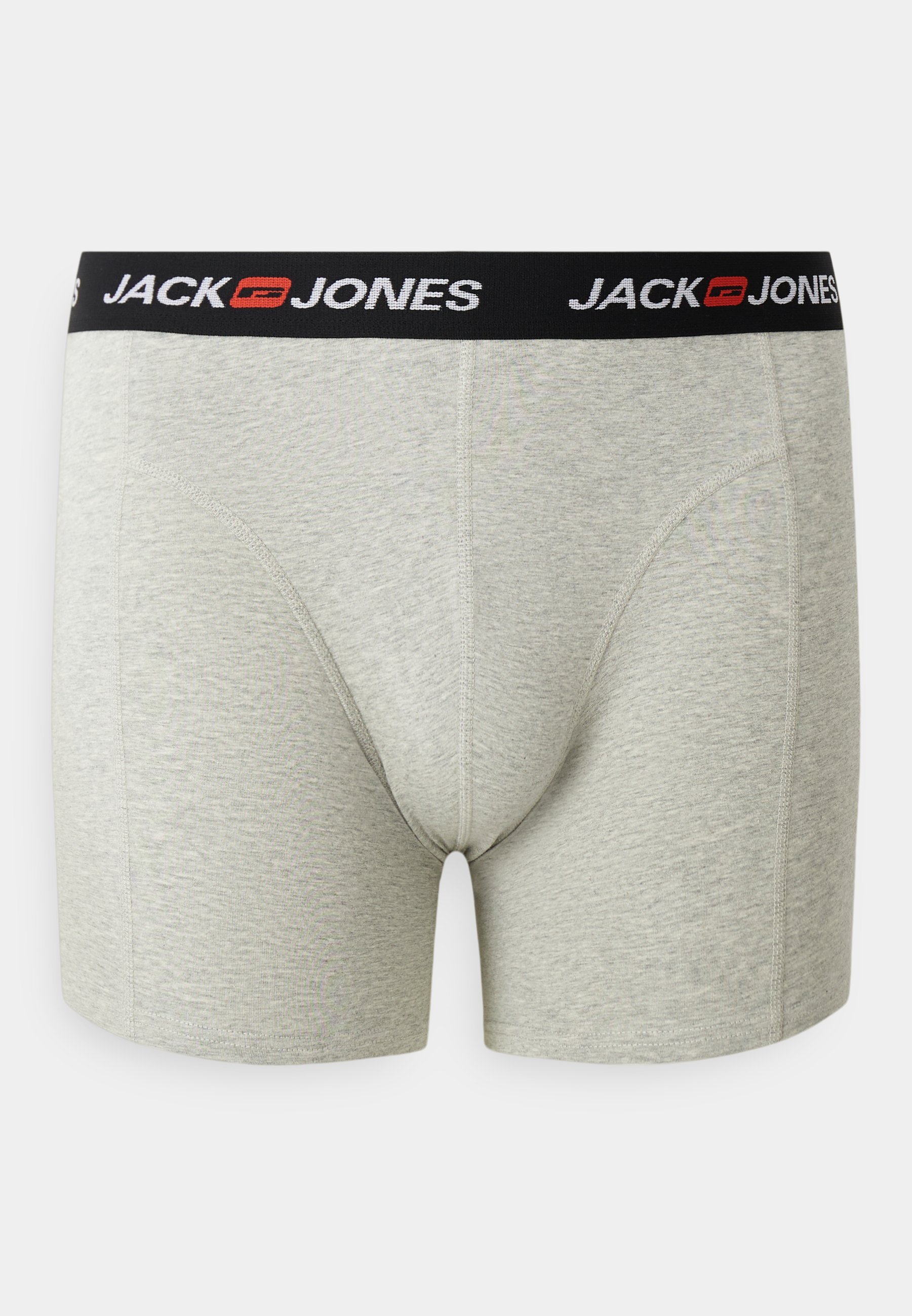 Conjunto de 3 cuecas Jack & Jones JACCORP com o antigo logotipo - cinza claro/branco/preto