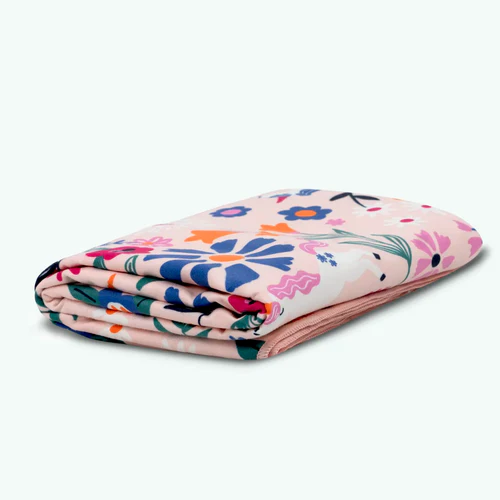 Cabaia Wonderland - Serviette microfibre rectangulaire rose