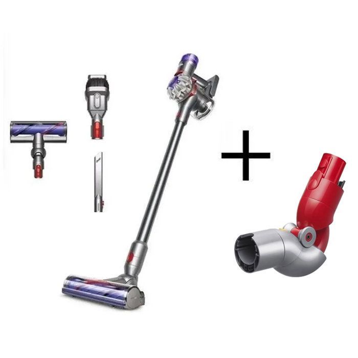 Dyson V8 Advanced draadloze steelstofzuiger + lage kastadapter