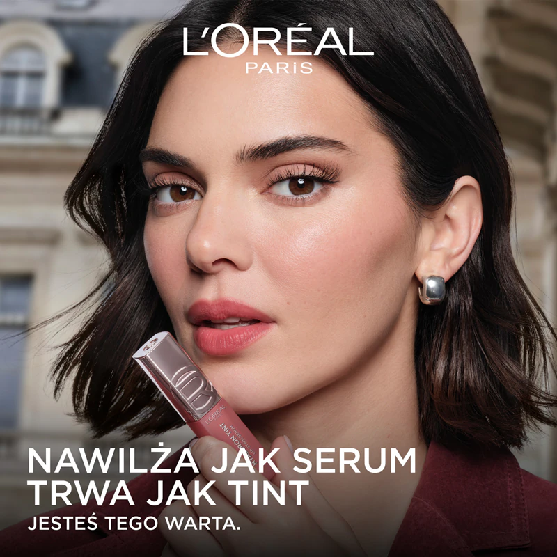 Batom líquido hidratante L'Oréal Paris Hyaluron Tint Lip Stain Serum