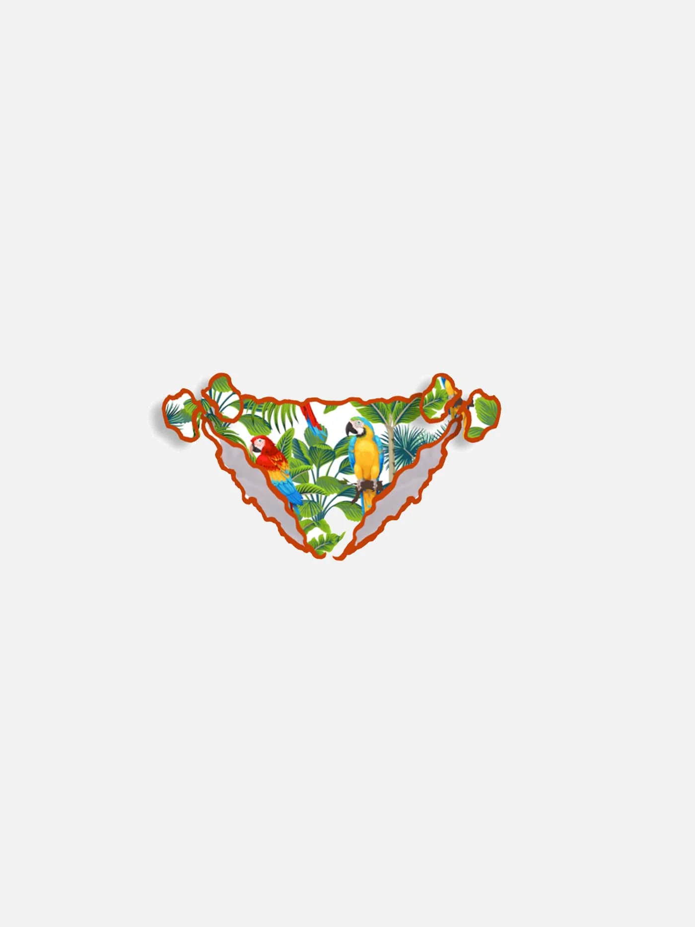 Zwembroekjes voor meisjes met tropische print