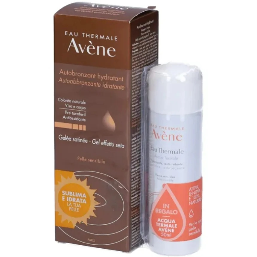 AVENE Eau Thermale Avene Solari Selbstbräunungsset 100 ml + Wasserspray 50 ml