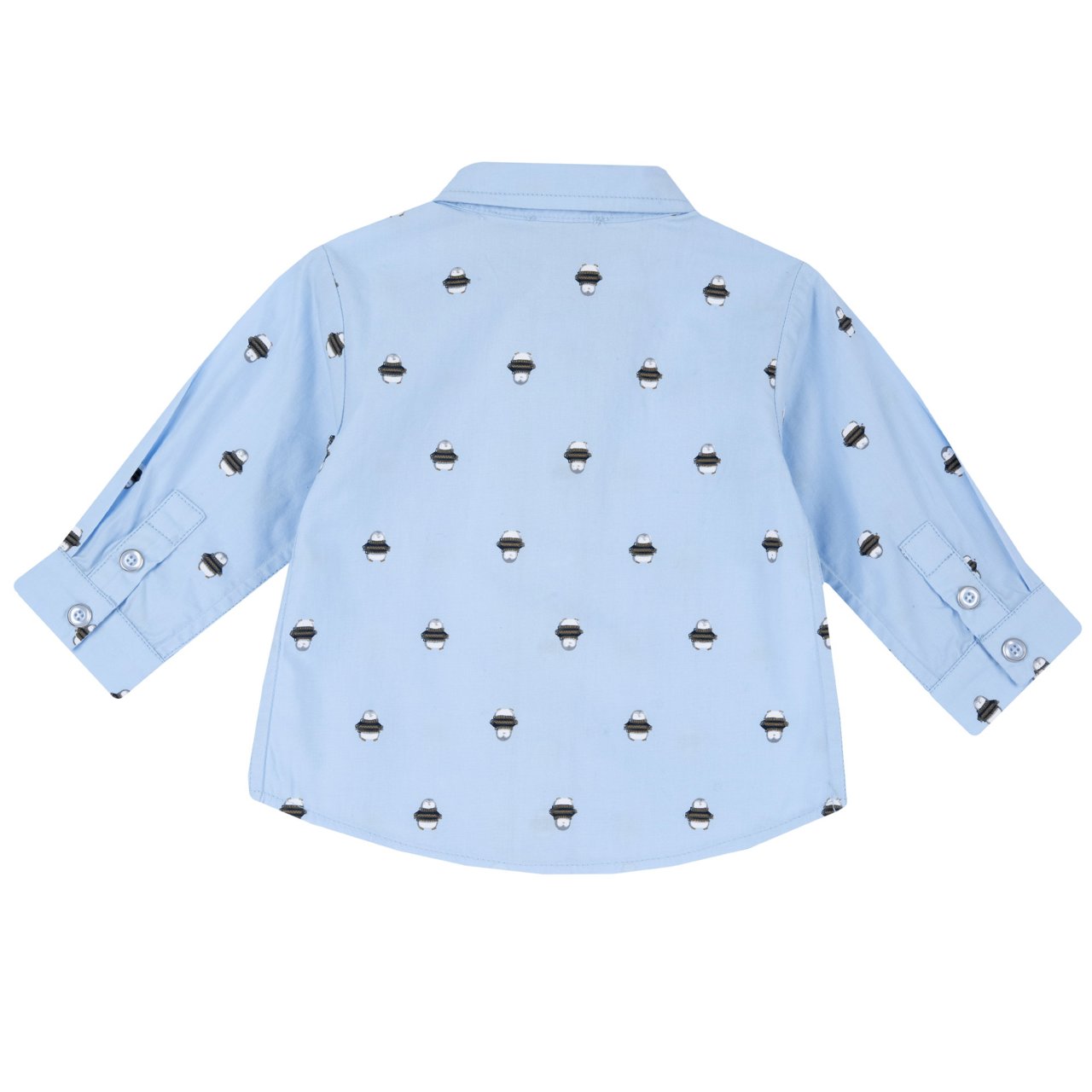 Chemise imprimée avec nœud papillon