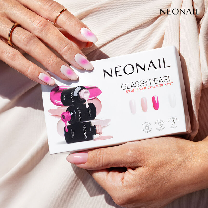 Kolekcija steklenih biserov Neonail