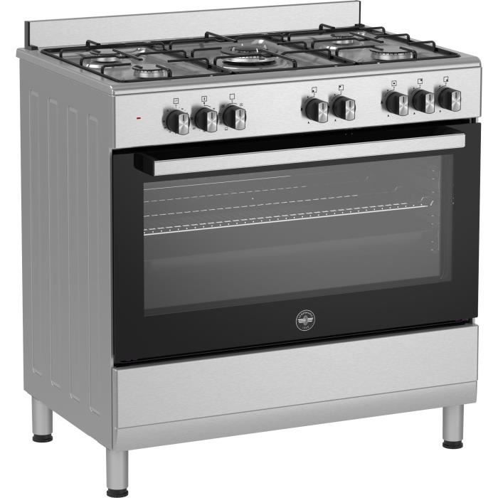 Gasherd - BERTAZZONI - SEL925MX - 5 Brenner - 3,6 kWh - 90 cm - Edelstahl