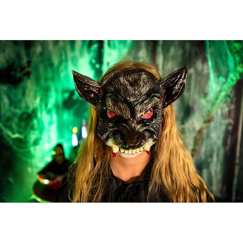 Een Halloweenkostuum, one size, met zwarte cape