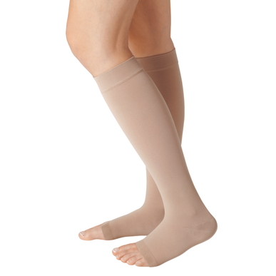 Juzo Soft 2001AD Kratke bež kompresijske čarape Veličina XL Veličina XL