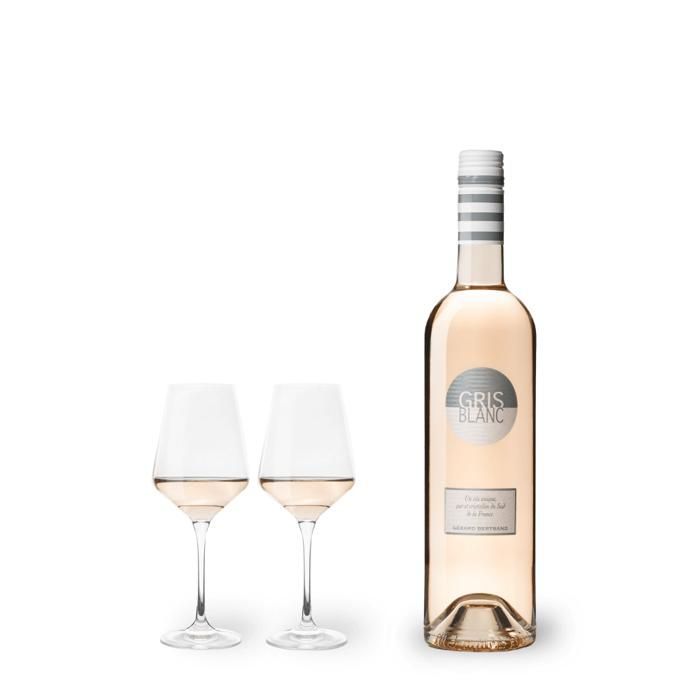 Gris Blanc 2025 vinho rosé Lote 6 Bouteilles 75cl bouchon à vis