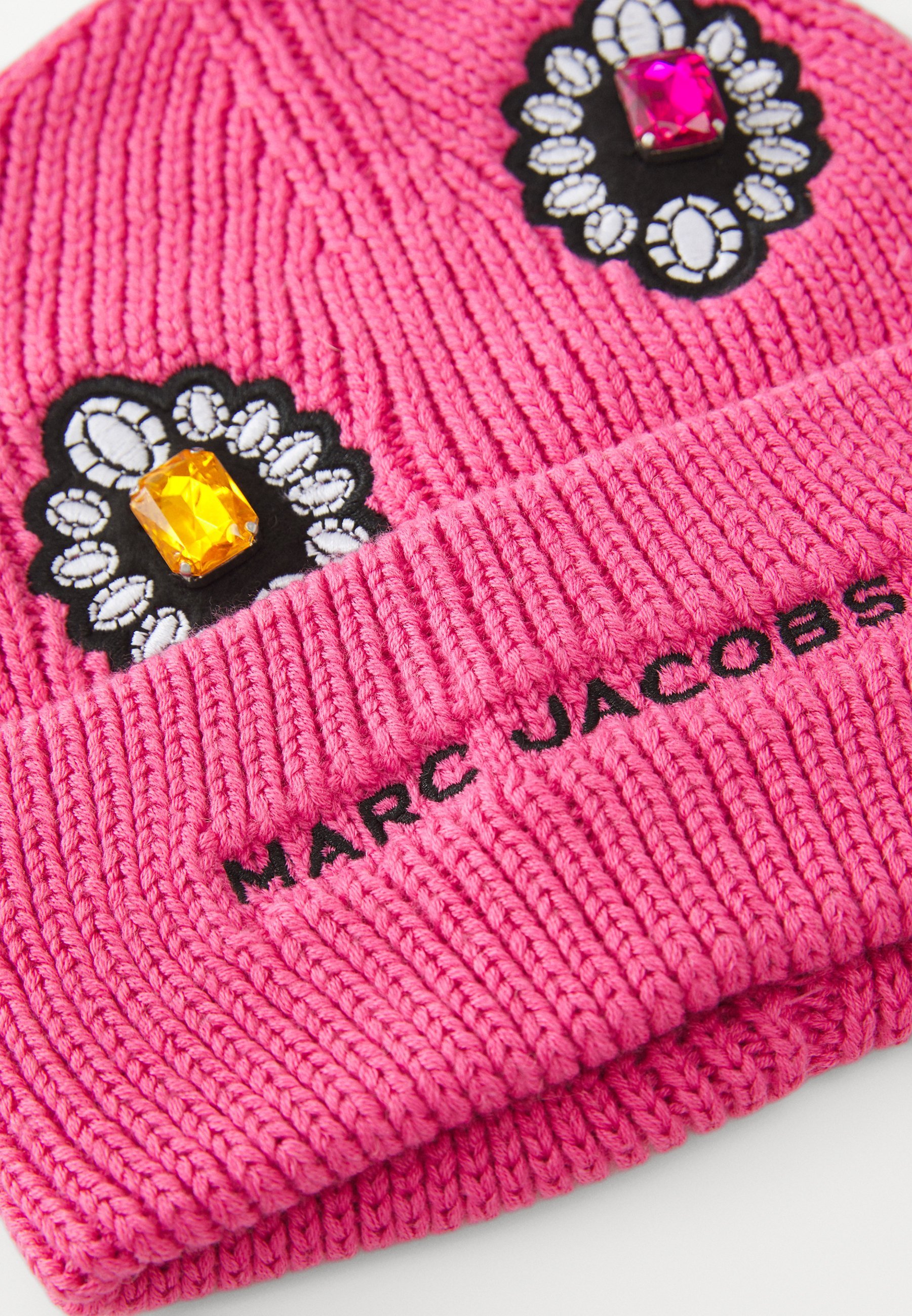 Marc Jacobs muts met trekkoord, unisex - Beanie - fuchsia