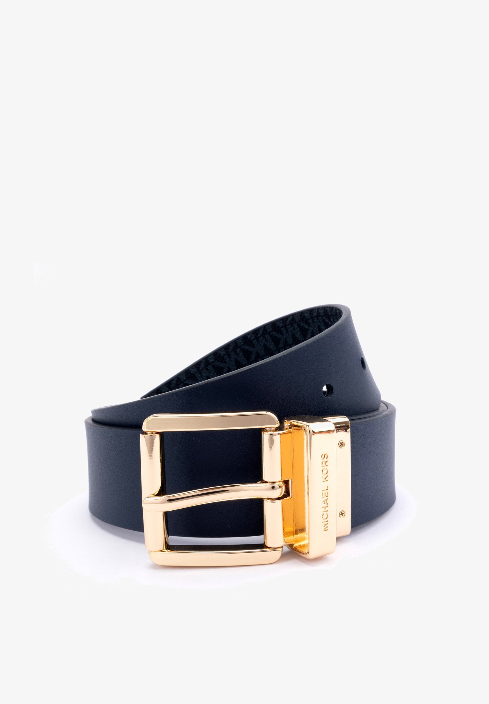 MICHAEL Michael Kors REVERSIBLE - Diržas verslo stiliaus - tamsiai mėlynas