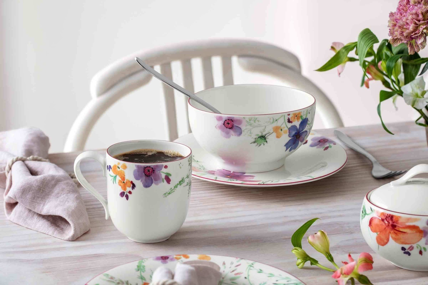 Villeroy & Boch Mariefleur Basic puodelis su rankena - 1 vnt.