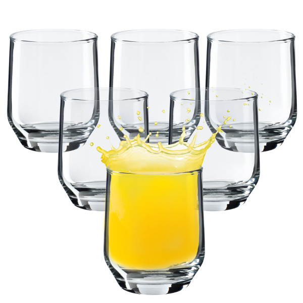 Kadax Szklanki Do Napojów Drinków Soku 205ml 6szt