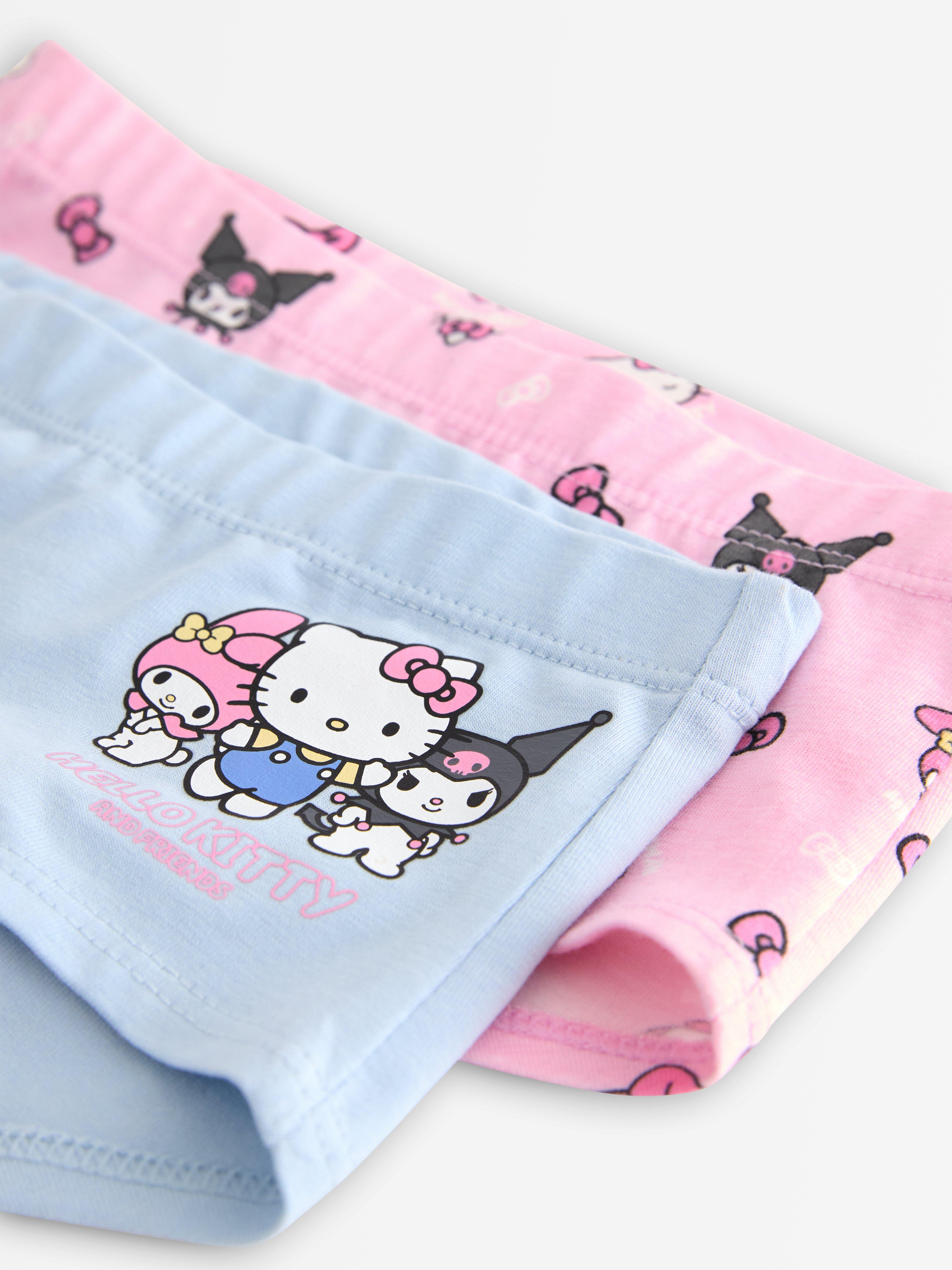 Paket od 2 hipster gaćice Hello Kitty svijetloplave boje