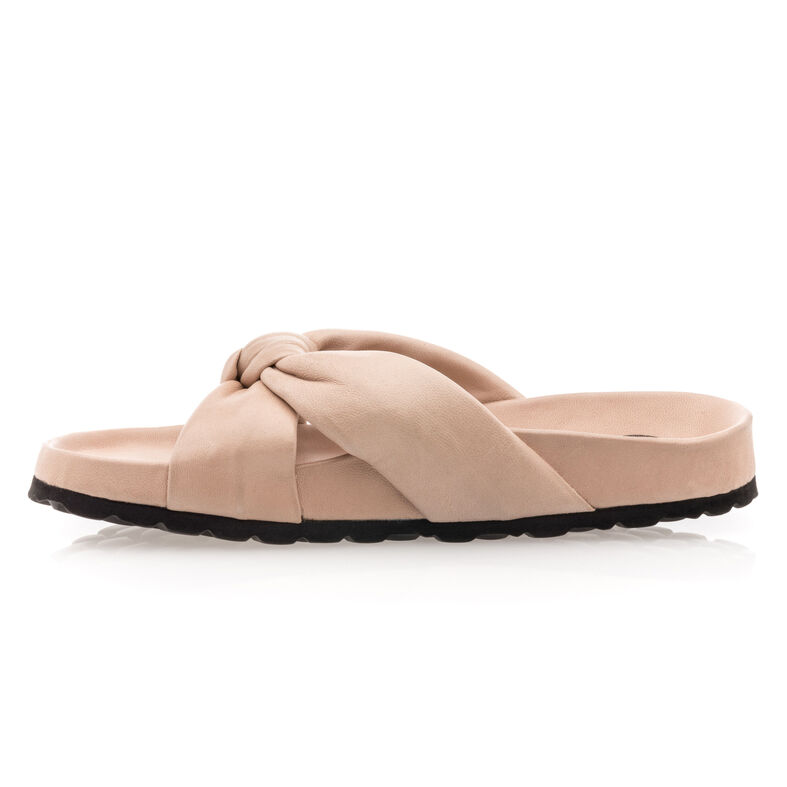 Zuecos/mules rosas para mujer