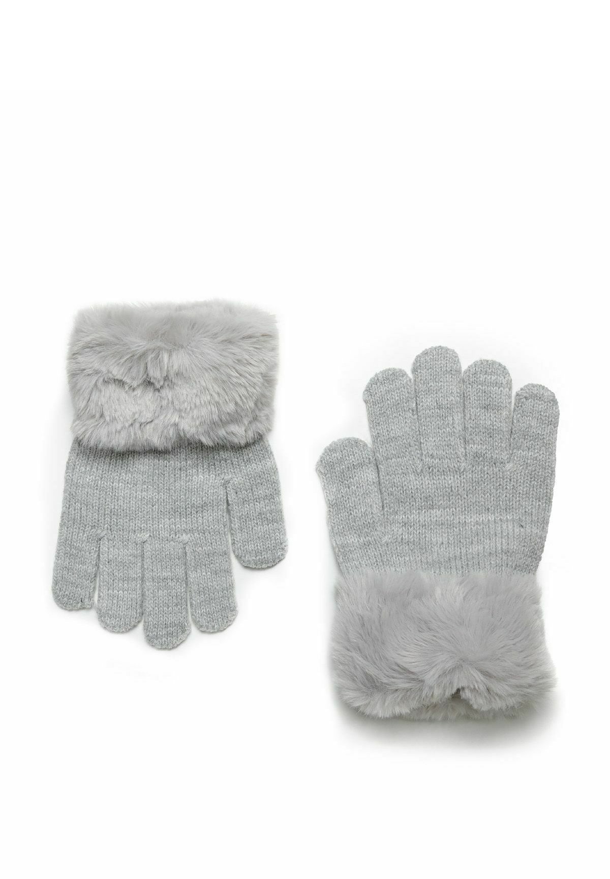 MINOTI LOT DE 2 AVEC MANCHONS - Gants - noir gris