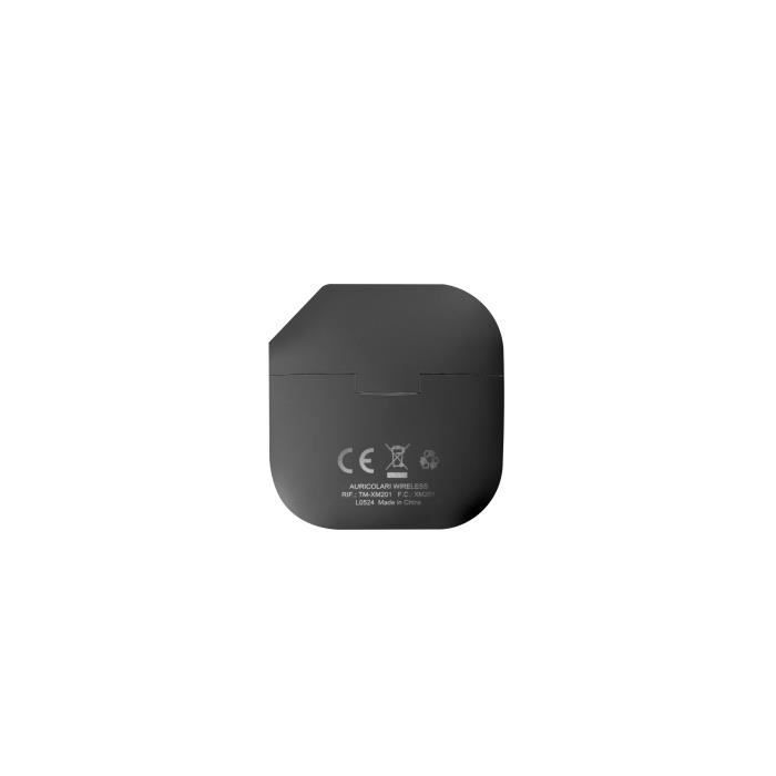 Oordopjes - TECHMADE - XM201 - Zwart - Volledig draadloos - In-ear