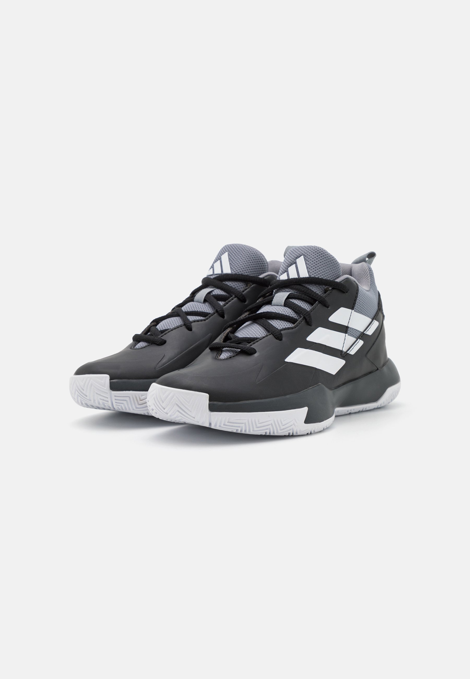 adidas Performance CROSS EM UP SELECT UNISEX - Basketballschuhe - Core Black/Footwear White/Grey Three