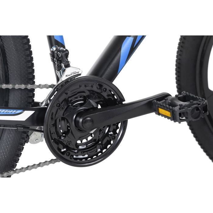 Vélo VTT Semi-Rigide 27,5'' - KS CYCLING Xplicit - Homme - 21 Vitesses - Noir-Bleu
