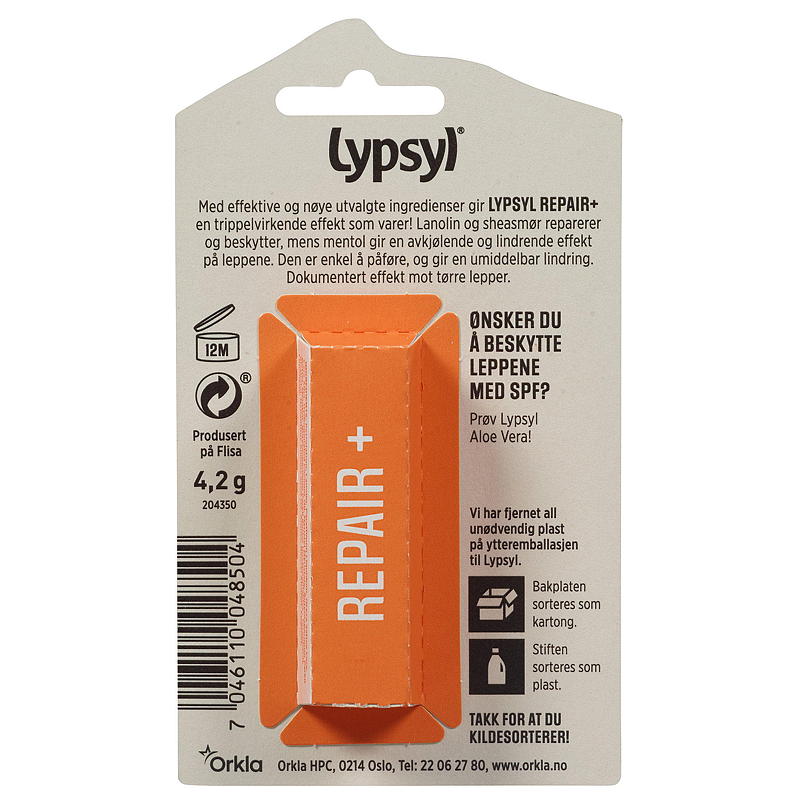 Lypsyl Lypsyl reparation