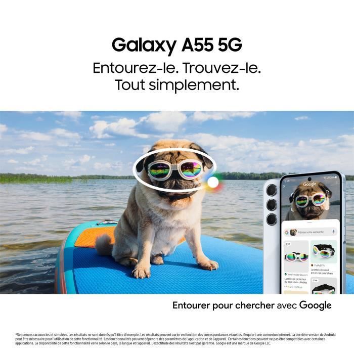 Smartphone Samsung Galaxy A55 256 GB 5G Lilas