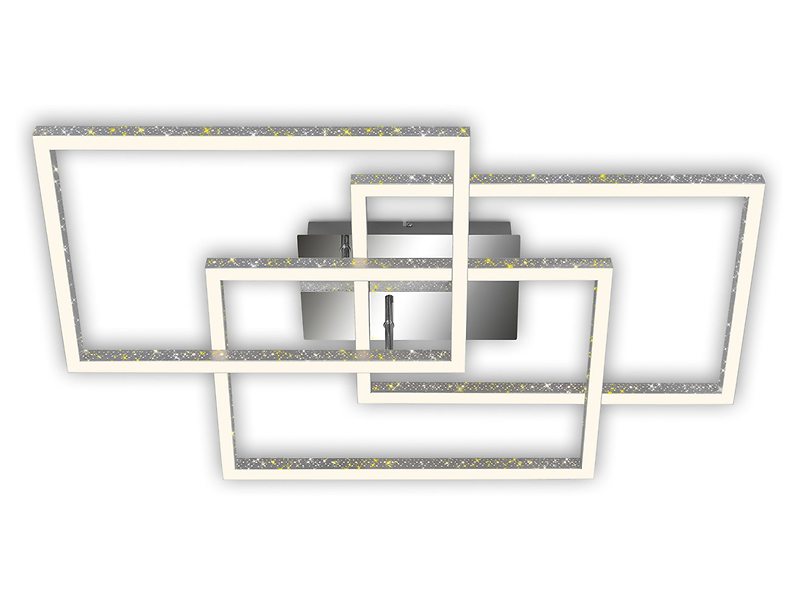 Lampa sufitowa Frame Led ze ściemniaczem srebrna