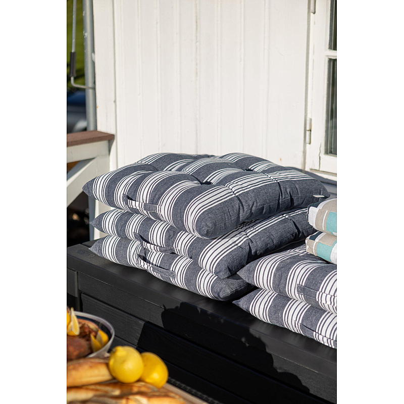 Hjem Sittepute Mega 60x60x12 cm, mørk blå