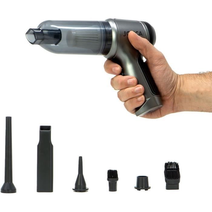 Aspiradora para coche - JOCCA - 2000 mAh - 2 velocidades - Gris