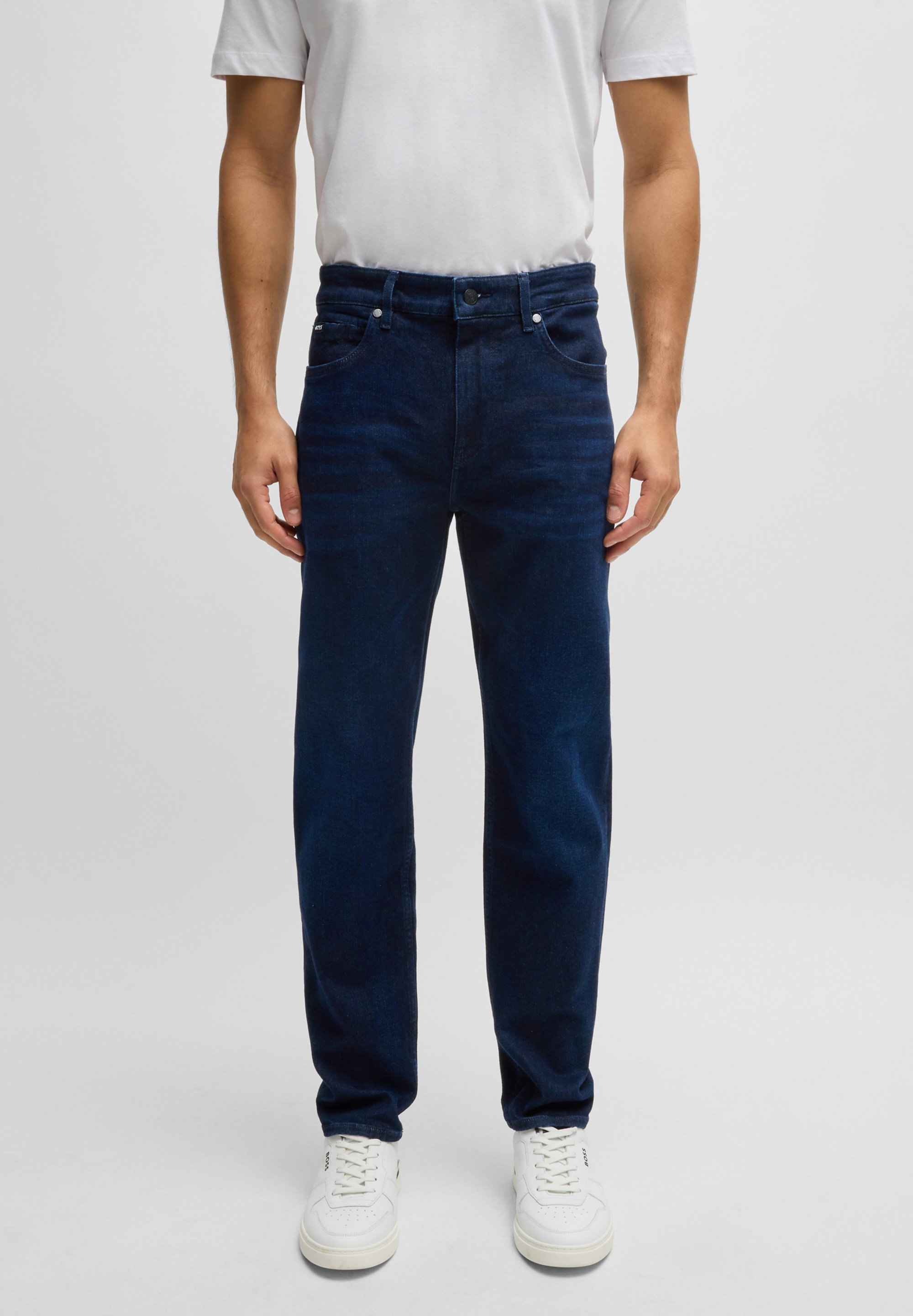 Jean droit BOSS - bleu foncé quinze