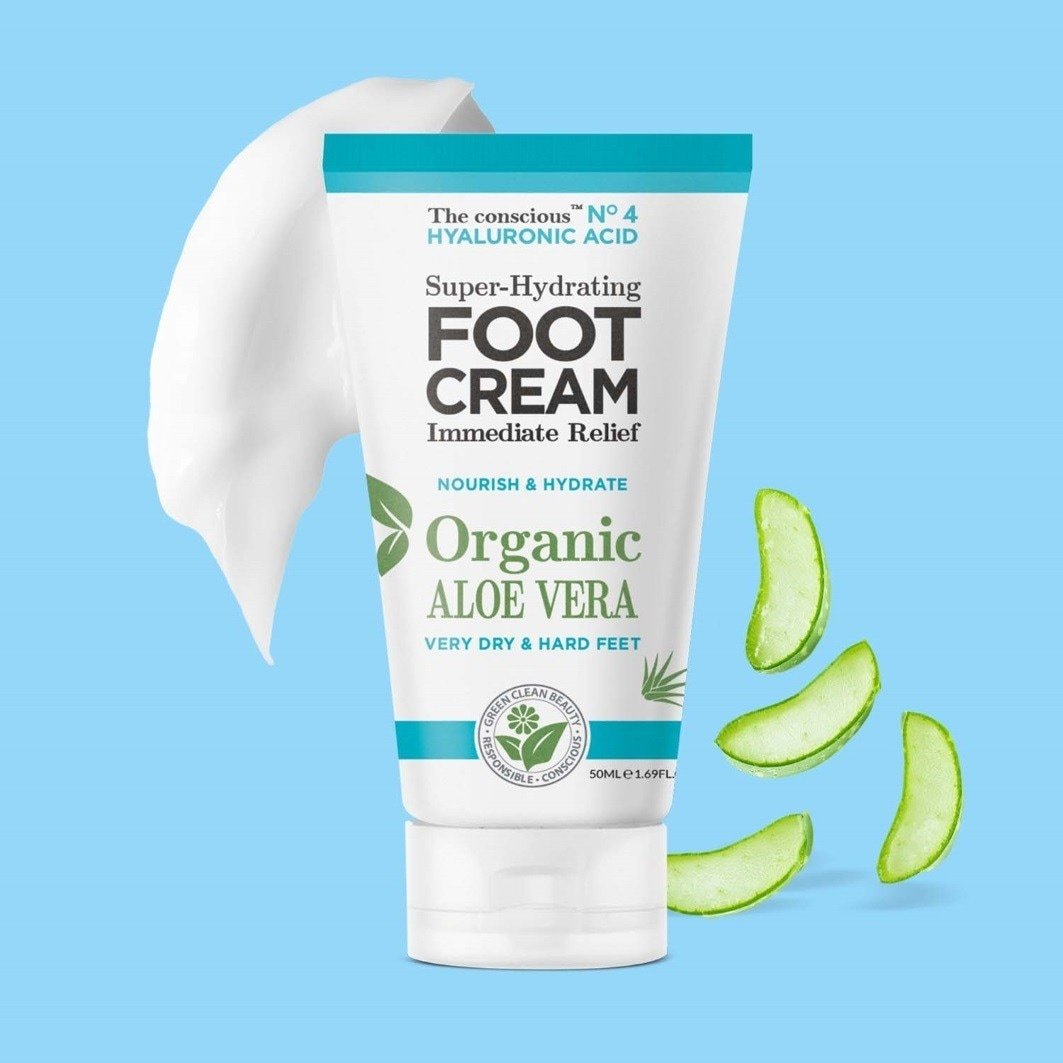 „The conscious™“ pėdų kremas – itin drėkinamasis pėdų kremas – 50 ml