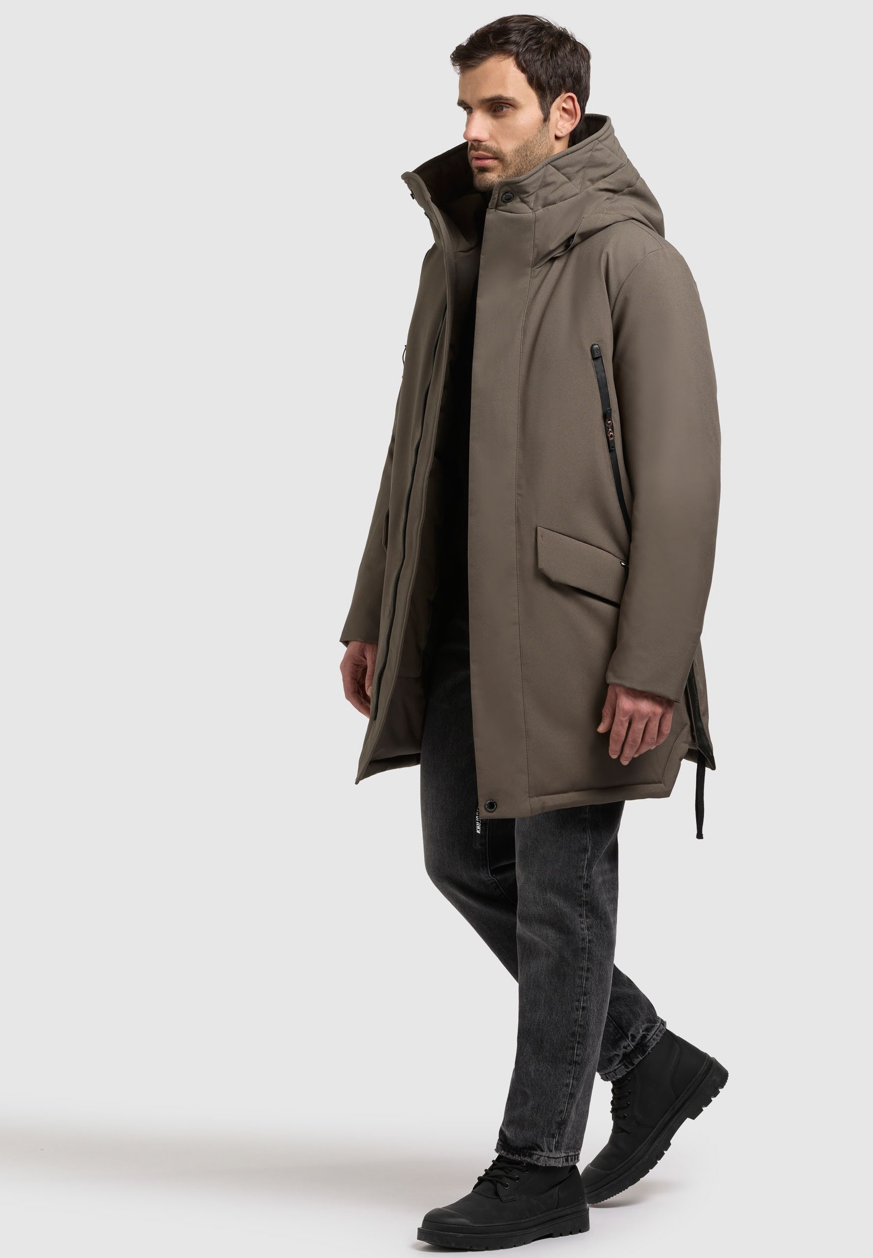 khujo CARL - talvitakki - khaki