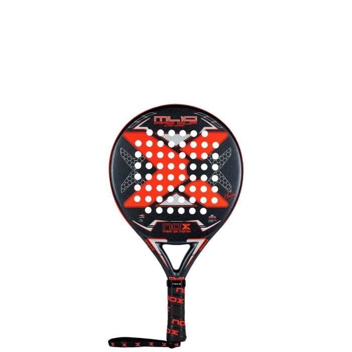 Raquette de padel - Nox - ML10 Pro Cup Rough Surface - Noir/Rouge - Taille Unique - Système Smartstrap