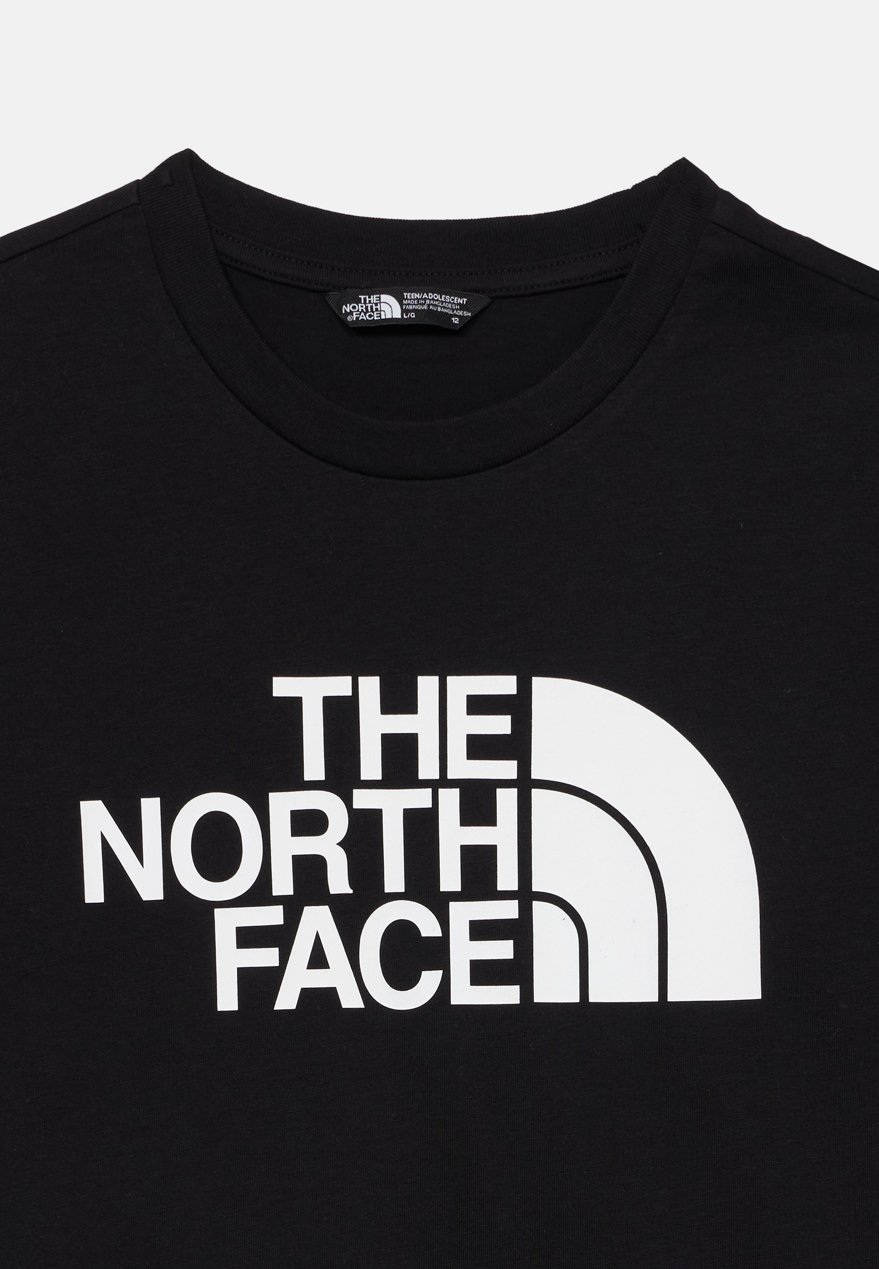 The North Face TEEN EASY TEE UNISEX - T-shirt sportiva - nera