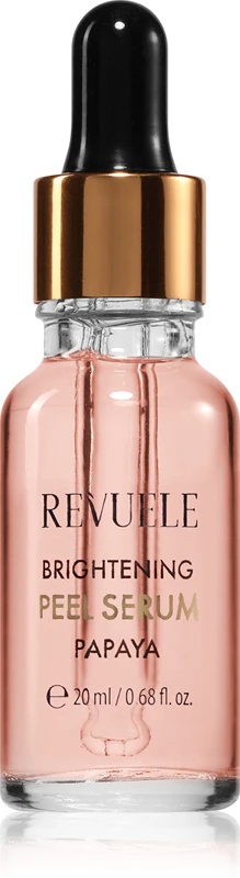 Revuele Brightening Papaya Peel Serum gladilni in piling serum z posvetlitvenim učinkom