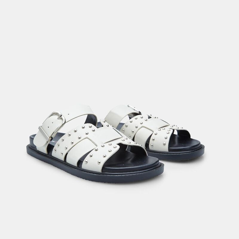 BATA RED LABEL Damskie mini sandały z ćwiekami