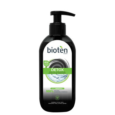 Bioten Detox-kasvojenpuhdistusgeeli normaalille ja rasvoittuvalle iholle 200 ml