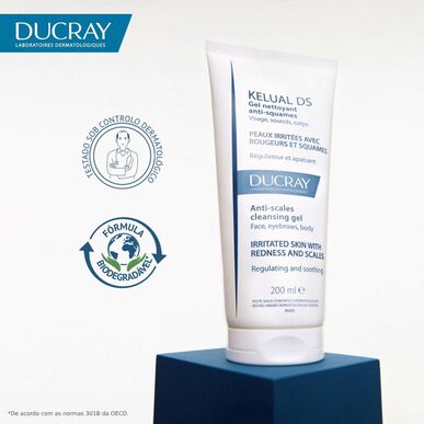 Ducray Kelual DS Čisticí gel proti vodnímu kameni pro seboroickou dermatitidu 200 ml